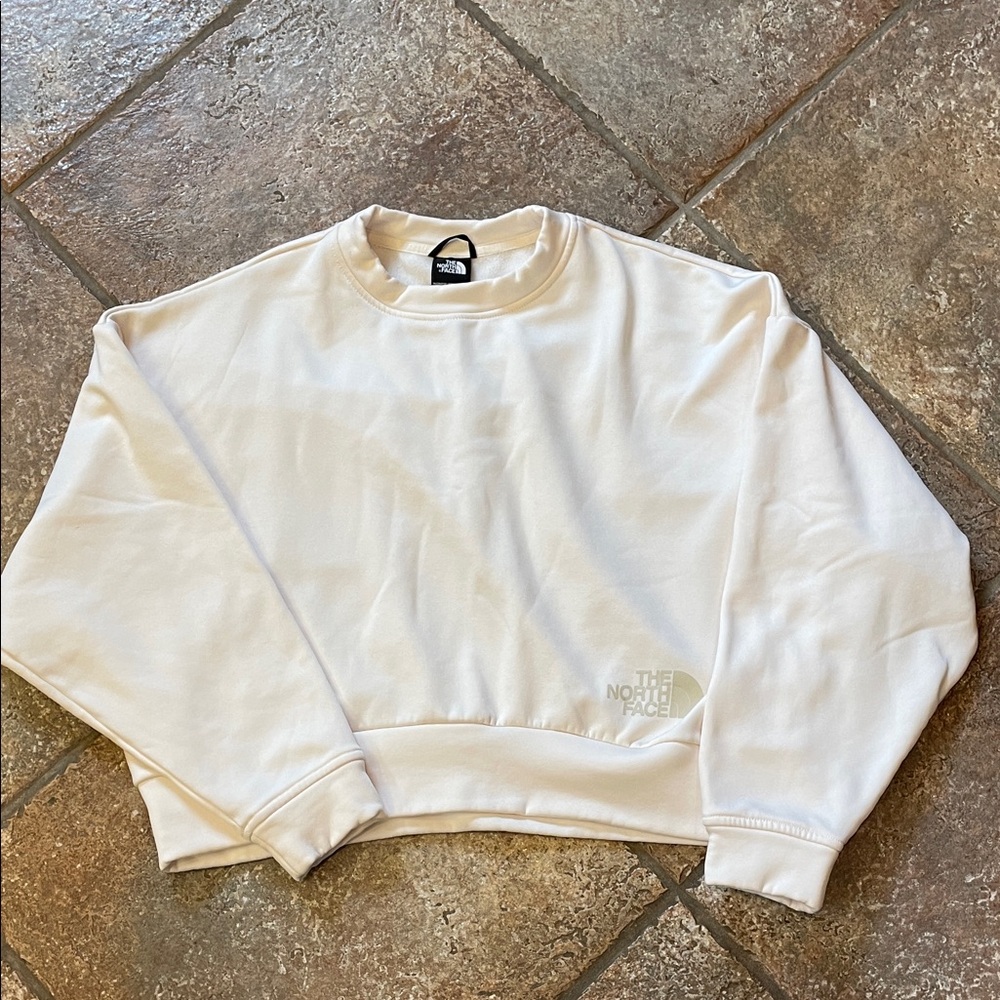 The North Face Off-White Fleece cropped Pullover